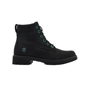 NWOT TIMBERLAND Slim Premium 6 Inch Boots in Black Irridescent Size 8.5